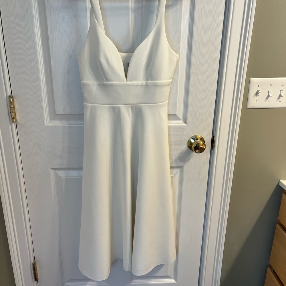 Off white summer dress perfect for bridal shower